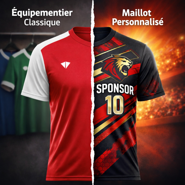 Maillot personnalisé vs équipementier classique : quelle solution choisir pour votre club ?