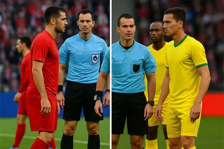 Qui doit changer de maillot de football en cas de couleurs similaires ?